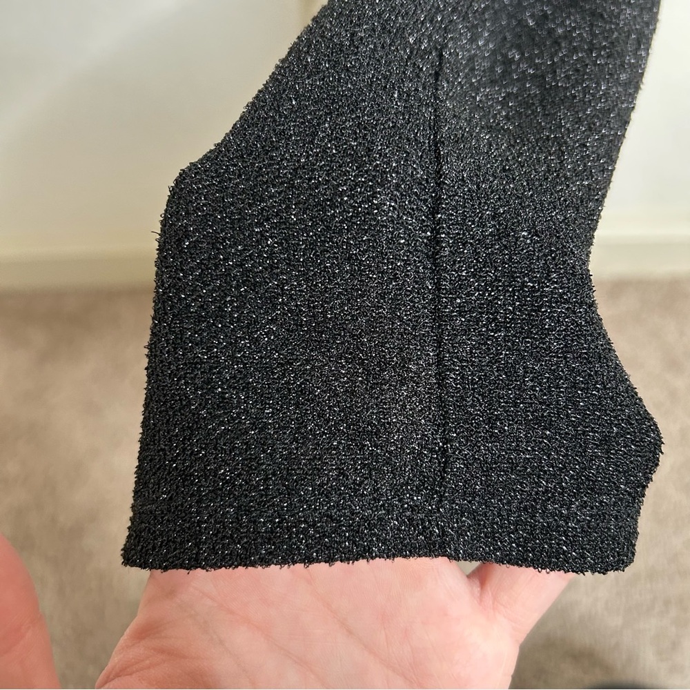 Reformation metallic shimmer dress black medium - Picture 10 of 15